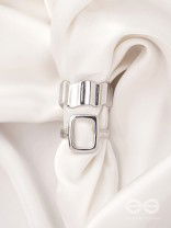 The Shimmering Quicksilver- Set of 2 Silver Rings