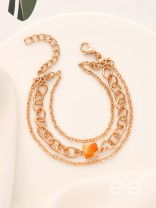 The Daisy Chain- Golden Statement Bracelet