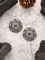 Lady of the Night- Tiny Trinket Earrings