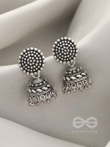 Touch of the Sun- Brass Jhumka Earrings