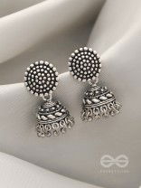 Touch of the Sun- Brass Jhumka Earrings