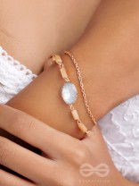 The Grey Sky- Golden Embellished Bracelet