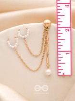 The Starry Eyes- Golden Beads Earcuff (One Ear)