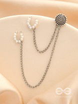 The Falling Stars- Oxidised Beads Earcuff (One Ear)