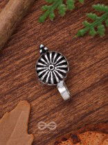 A MYSTIC CHAKRA - OXIDISED PRESS-ON NOSEPIN