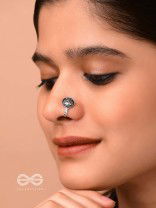 THE DIVINE GRACE - OXIDISED NON-PIERCED NOSERING