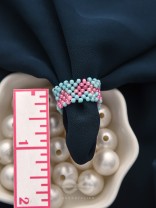 Little Hearts- Stretchable Colorful Beaded Ring
