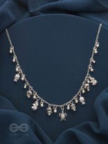 The Bell Spring- Classic  Oxidised Necklace