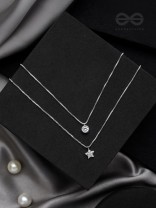 Petal n Bloom- Silver Layered Necklace