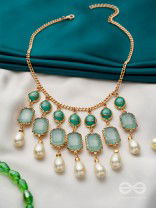 The Royal Grace- Golden Embellished Necklace With Anti-Tarnish Coating