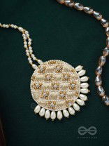 YASTIKA - BEAUTY IN PEARLS - STONE, BEADS AND PEARLS EMBROIDERED MAANGTIKA