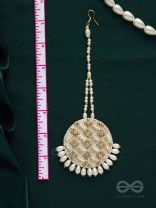 YASTIKA - BEAUTY IN PEARLS - STONE, BEADS AND PEARLS EMBROIDERED MAANGTIKA