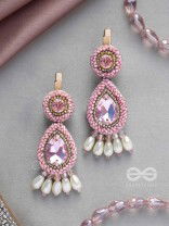 Aarakta- The Pink Beauty- Pearls and Stones Embroidered Hair Clips