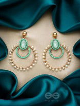 Sun, Moon and Stars- Golden Embellished Earrings