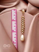 The Golden Path - Golden Pearl Earrings