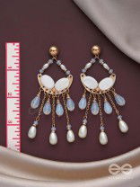 The Moon Crib- Golden Embellished Earrings