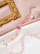 The Lavender Grove- Golden Embellished Bracelet