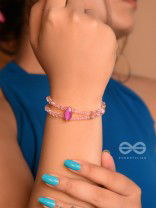 The Lavender Grove- Golden Embellished Bracelet