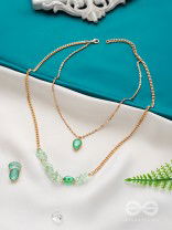 The Royal Simper- Golden Layered Necklace With Anti-Tarnish Coating 