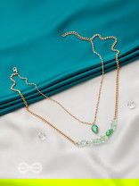 The Royal Simper- Golden Layered Necklace With Anti-Tarnish Coating 