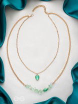 The Royal Simper- Golden Layered Necklace With Anti-Tarnish Coating 