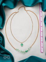 The Royal Simper- Golden Layered Necklace With Anti-Tarnish Coating 