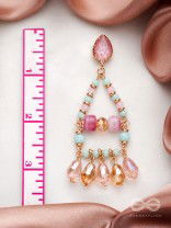 The Temple of Heaven- Golden Embellished Earrings