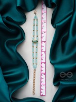 The Sapphire Grove- Golden Embellished Bracelet