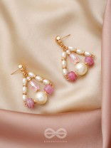 The Cinderella Swing- Golden Embellished Earrings