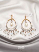 Day 'n' Nite- Golden Beads Earrings
