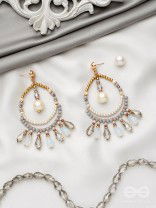 Day 'n' Nite- Golden Beads Earrings