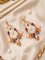 The Jazzy Jive- Golden Embellished Earrings