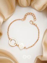 The Sun-kissed Sand- Golden Embellished Bracelet
