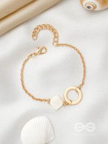The Sun-kissed Sand- Golden Embellished Bracelet
