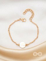 The Snow Crystal- Golden Embellished Bracelet
