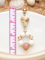 The Sea Jewels- Golden Embellished Earrings