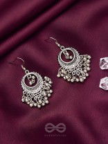 The Rustic Elegance- Oxidised Boho Earrings