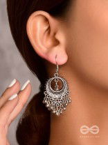 The Rustic Elegance- Oxidised Boho Earrings