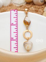 The 'Shell'abration- Golden Embellished Earrings