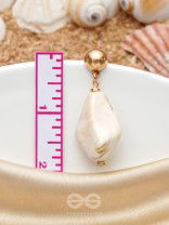 Rock' On- Golden Embellished Earrings