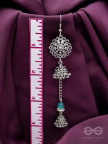 Ring a Bell- Oxidised Jhumka Earrings