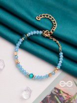 The Sea of Charm- Golden Embellished Bracelet