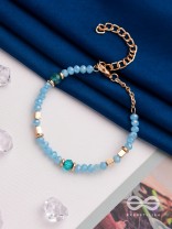 The Sea of Charm- Golden Embellished Bracelet