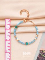 The Sea of Charm- Golden Embellished Bracelet