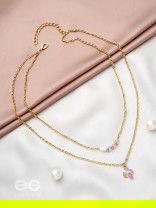 Double The Charm- Golden Layered Necklace With Anti-Tarnish Coating 