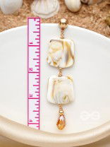 The Mermaid's Treasure- Golden Shell Earrings