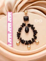 The Twilight Trinket- Golden Embellished Earrings