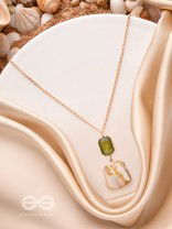 The Sea Goddess- Golden Shell Necklace With Anti-Tarnish Coating 