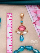 The Razzle-Dazzle- Golden Embellished Earrings