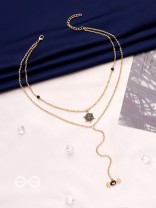 The Bewitching Spider- Golden Layered Spider Necklace With Anti-Tarnish Coating 